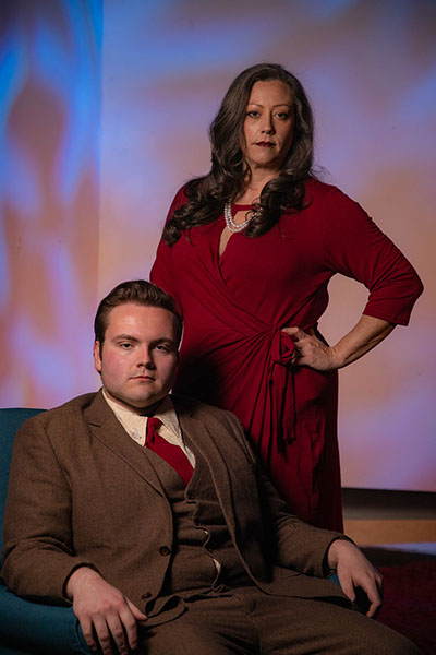 Pictured: Play leads Alex Phillips and April Glosson Cooper